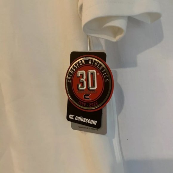 Michigan Wolverines Logo White Polo Performance Shirt men’s Size L New - Picture 3 of 7